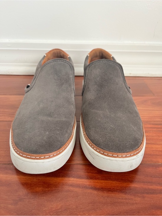 Men\'s Allen Edmonds Magnet Grey Suede Slip-On Casual Sneakers Sz 7D main image 4